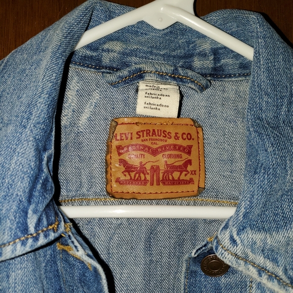 Levis Denim Jean Jacket Sz Xs - Picture 2 of 3